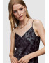 AllSaints Rochie cu decolteu in V animal print si model cu stele Tiana - Pled.ro