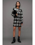 AllSaints Rochie cu model houndstooth si paiete Toni - Pled.ro