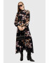 AllSaints Rochie lunga cu imprimeu floral Jessica - Pled.ro