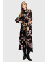 AllSaints Rochie lunga cu imprimeu floral Jessica - Pled.ro