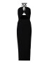 AllSaints Rochie maxi cambrata cu aspect striat - Pled.ro