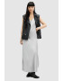 AllSaints Rochie maxi cu aspect satinat si slituri laterale Lisa - Pled.ro