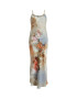 AllSaints Rochie maxi cu croiala pe bie si model floral - Pled.ro