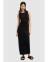 AllSaints Rochie maxi slim fit din amestec de bumbac organic Katarina - Pled.ro