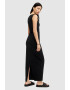 AllSaints Rochie maxi slim fit din amestec de bumbac organic Katarina - Pled.ro