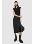 AllSaints Rochie midi cu decolteu in V - Pled.ro