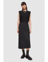 AllSaints Rochie midi cu decolteu in V - Pled.ro