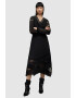 AllSaints Rochie midi cu decolteu in V Sabrina - Pled.ro