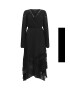 AllSaints Rochie midi cu decolteu in V Sabrina - Pled.ro