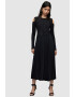 AllSaints Rochie midi plisata cu model 2 in 1 - Pled.ro