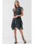 AllSaints Rochie mini cu terminatie asimetrica Fleur - Pled.ro