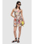 AllSaints Rochie mini de in cu model floral - Pled.ro