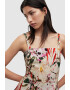 AllSaints Rochie mini de in cu model floral - Pled.ro