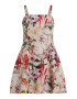 AllSaints Rochie mini de in cu model floral - Pled.ro