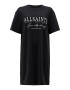 AllSaints Rochie-tricou cu logo si maneci cazute - Pled.ro