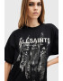 AllSaints Rochie-tricou de bumbac - Pled.ro