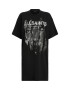 AllSaints Rochie-tricou de bumbac - Pled.ro