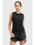 AllSaints Top din bumbac cu model uni - Pled.ro