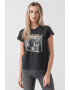 AllSaints Tricou cu decolteu la baza gatului Panthere Anna - Pled.ro