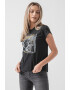 AllSaints Tricou cu decolteu la baza gatului Panthere Anna - Pled.ro