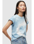 AllSaints Tricou cu decolteu la baza gatului si imprimeu tie-dye Mariana Anna - Pled.ro