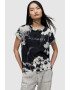 AllSaints Tricou din bumbac cu model floral si logo Francesco Anna - Pled.ro