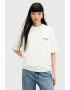 AllSaints Tricou din bumbac organic cu imprimeu logo pe partea din spate - Pled.ro