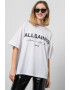 AllSaints Tricou supradimensionat cu imprimeu logo - Pled.ro