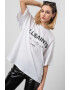 AllSaints Tricou supradimensionat cu imprimeu logo - Pled.ro