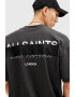 AllSaints Tricou supradimensionat de bumbac Redact - Pled.ro