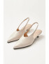 ALOHAS Pantofi slingback de piele cu toc kitten - Pled.ro