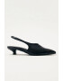 ALOHAS Pantofi slingback de piele cu toc kitten - Pled.ro