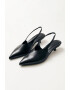 ALOHAS Pantofi slingback de piele cu toc kitten - Pled.ro