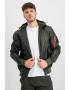 ALPHA INDUSTRIES Jacheta cu gluga si buzunare cu fermoar - Pled.ro