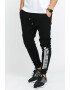 ALPHA INDUSTRIES Pantaloni sport conici cu imprimeu logo contrastant - Pled.ro