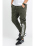 ALPHA INDUSTRIES Pantaloni sport conici cu imprimeu logo contrastant - Pled.ro