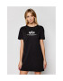 ALPHA INDUSTRIES Rochie dama Negru Bumbac - Pled.ro