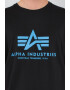 ALPHA INDUSTRIES Tricou de bumbac cu imprimeu logo - Pled.ro