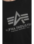 ALPHA INDUSTRIES Tricou de bumbac cu imprimeu logo reflectorizant - Pled.ro