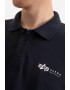 ALPHA INDUSTRIES Tricou polo de bumbac cu logo - Pled.ro