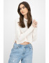 American Eagle Bluza crop tricotata fin cu guler inalt - Pled.ro