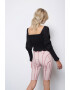 AMYLYNN Bluza crop cu decolteu sweetheart Ariana - Pled.ro