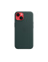 Apple Husa de protectie Leather Case with MagSafe pentru iPhone 14 Forest Green - Pled.ro