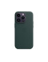 Apple Husa de protectie Leather Case with MagSafe pentru iPhone 14 Pro Forest Green - Pled.ro