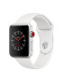 Apple Watch 5 GPS Cellular Carcasa Silver Aluminium 44mm White Sport Band - S/M & M/L - Pled.ro