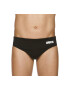 ARENA Costum de baie pentru barbati Slip Solid Brief 10 (D) Black/White - Pled.ro