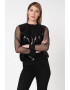 ARMANI EXCHANGE Bluza cu paiete si maneci transparente - Pled.ro