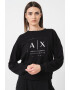 ARMANI EXCHANGE Bluza de trening cu decolteu la baza gatului si logo - Pled.ro