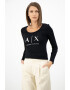 ARMANI EXCHANGE Bluza slim fit cu imprimeu logo - Pled.ro