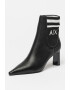 ARMANI EXCHANGE Botine de piele cu insertii striate - Pled.ro